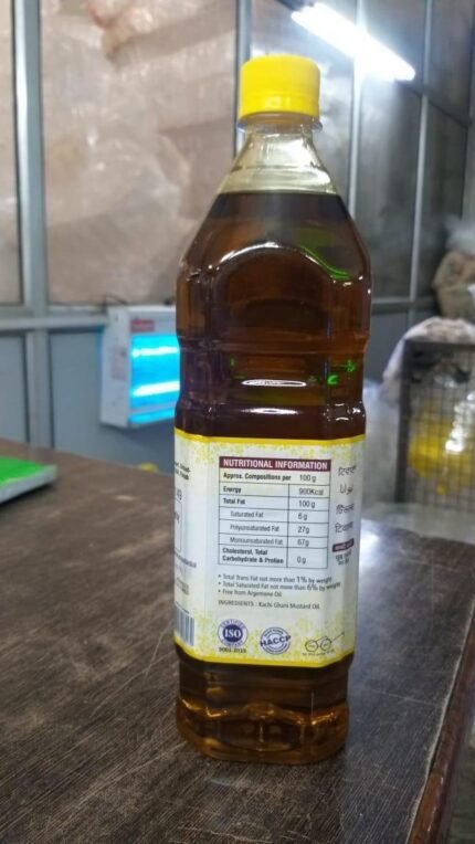 Pure Mustard Oil, Natural Kachi Ghani, Sarso ka Tel